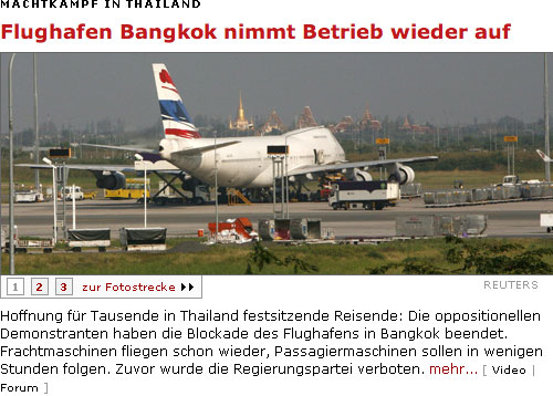 Spiegel in Thailand