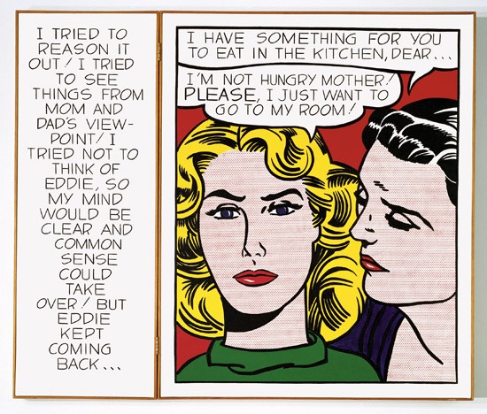 Eddie Dyptych - Roy Lichtenstein